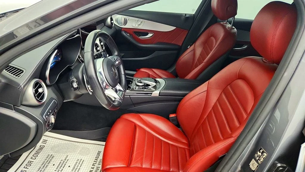 Used 2020 Selenite Grey Metallic Mercedes-Benz AMG® C 43 4MATIC Sedan w/ Perf. Exhaust, Pano Roof & Carbon Trim image 20