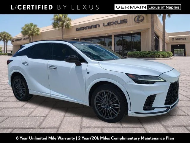 Certified Used 2023 White Lexus 500h F SPORT Performance image 1