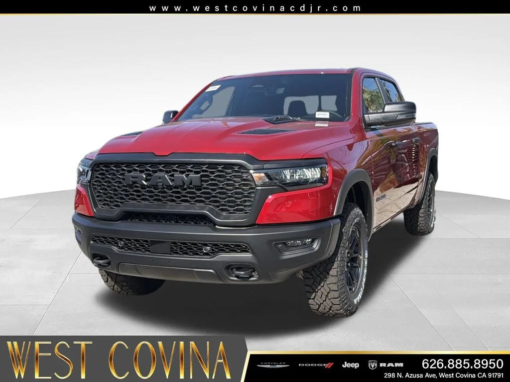 New 2026 Molten Red Pearl-Coat Exterior Paint RAM Rebel image 2
