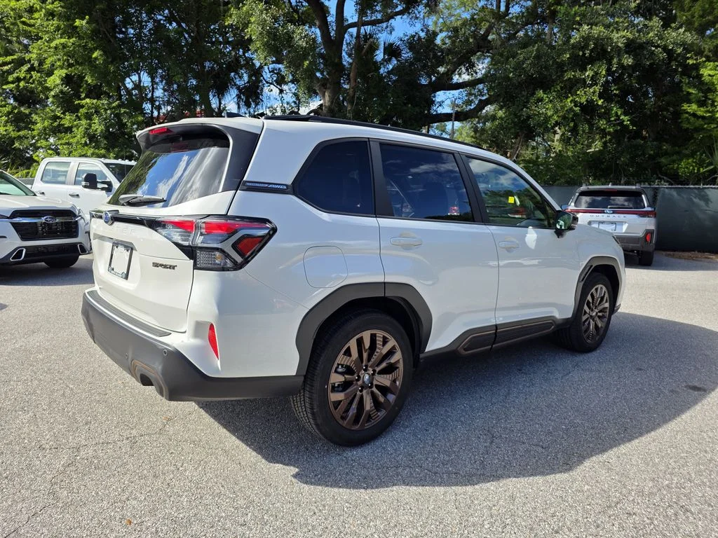 Certified Used 2025 White Subaru Sport image 3