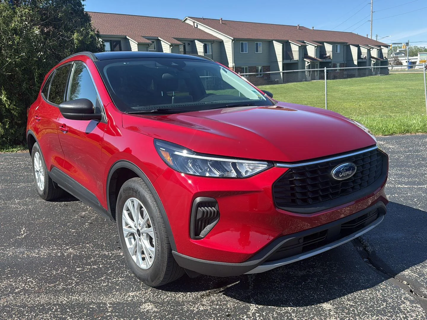 Used 2023 Rapid Red Metallic Tinted Clearcoat Ford Active image 3