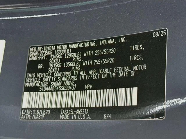 Certified Used 2025 STORM CLOUD Toyota  image 32