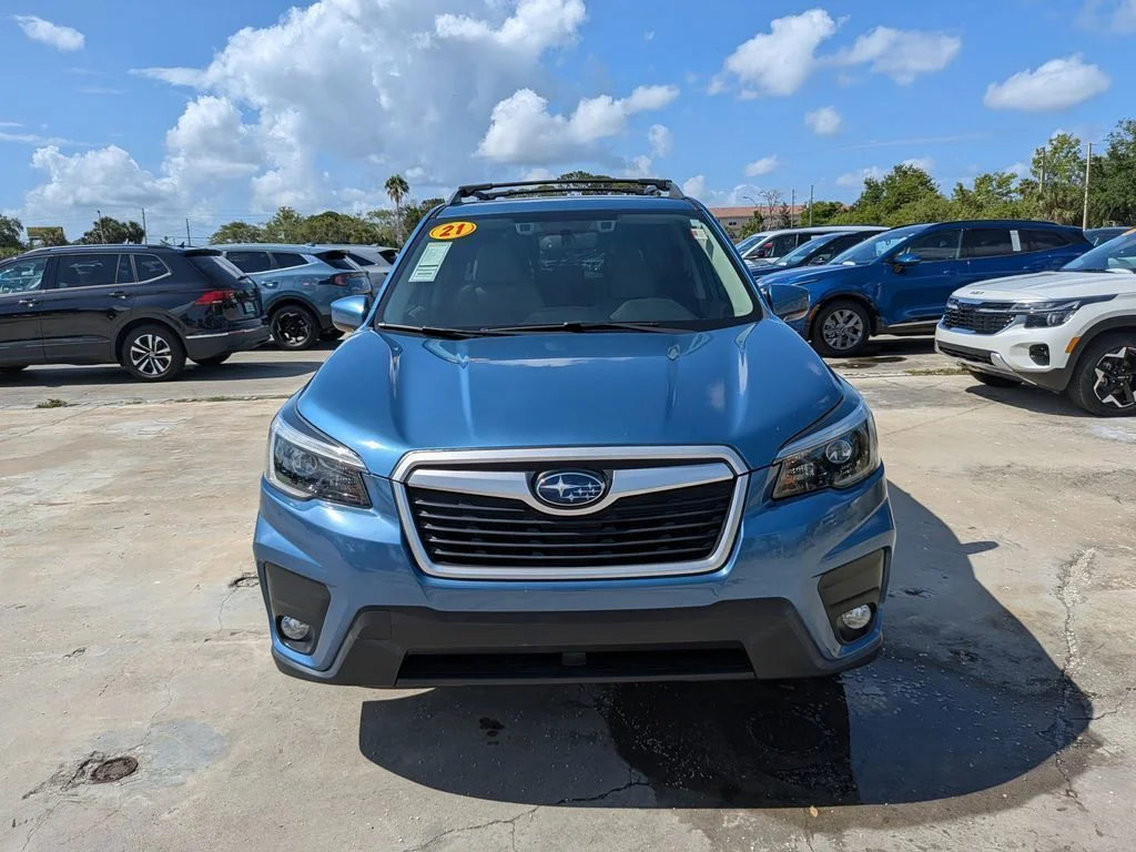 Used 2021 Blue Subaru Premium image 1