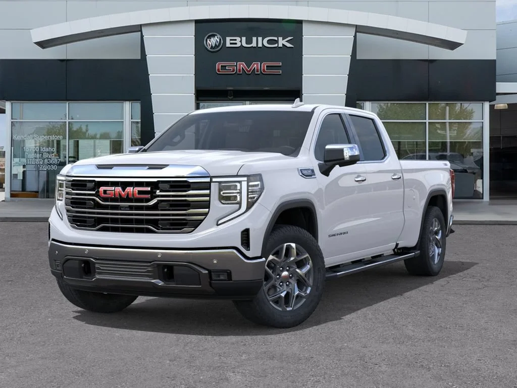 New 2026 Glacier White Tricoat GMC SLT image 6