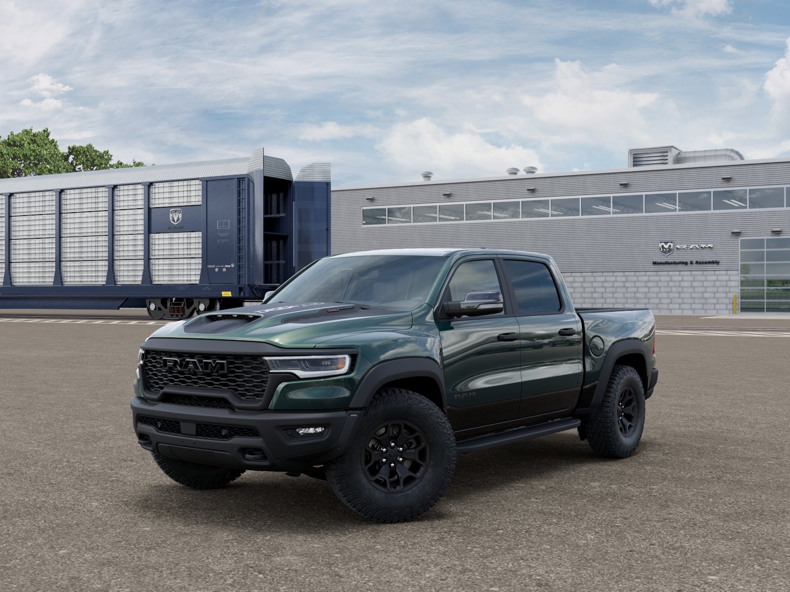 New 2026 Serrano-Green Metallic Exterior Paint RAM RHO image 26
