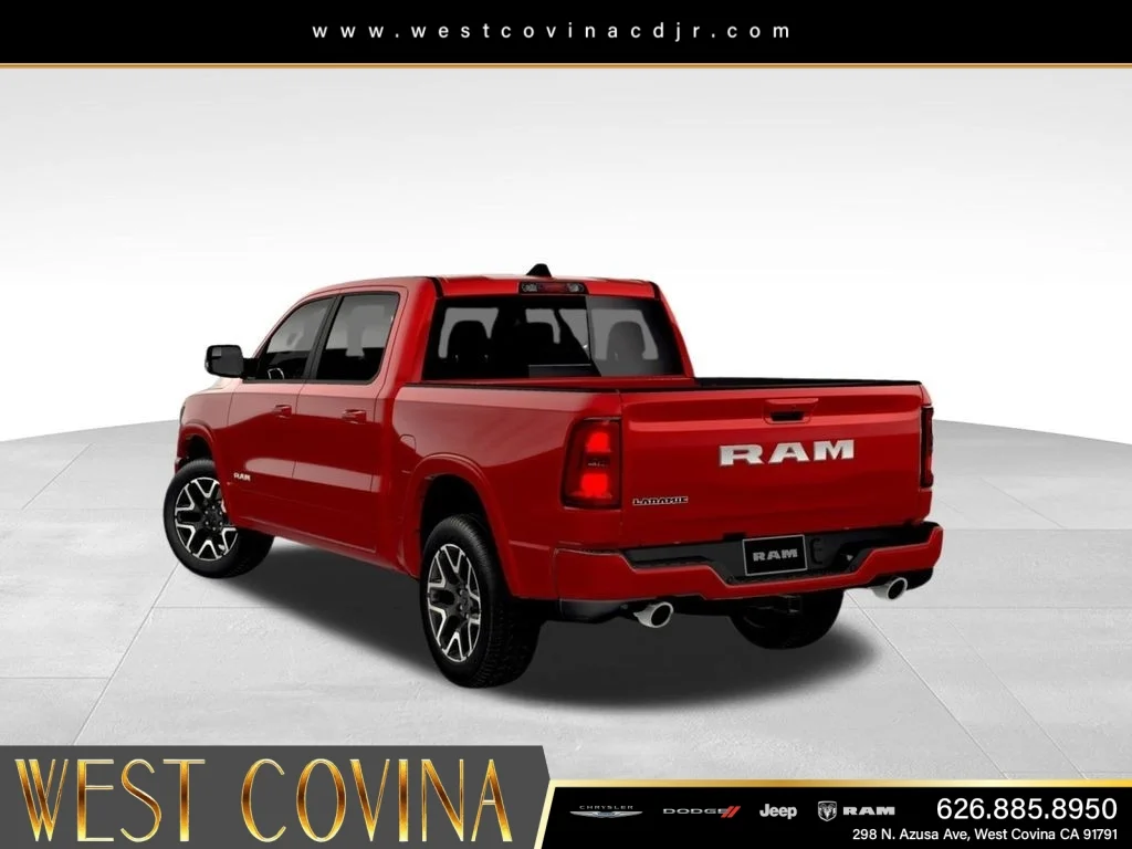 New 2026 Molten Red Pearl-Coat Exterior Paint RAM Laramie image 5