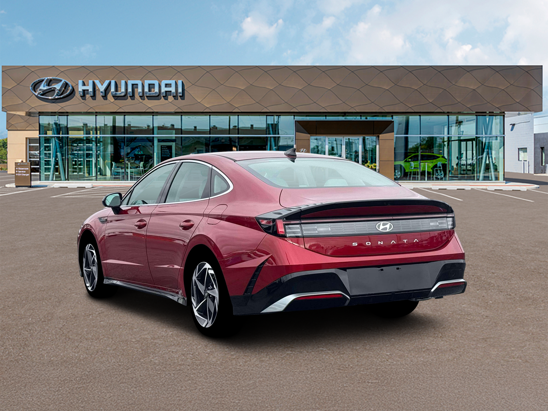 New 2026 Red Hyundai SEL Sport image 5