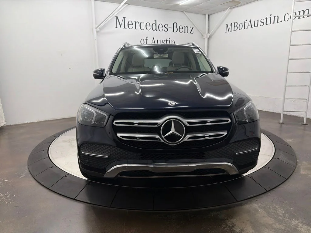 Certified Used 2020 Blue Mercedes-Benz GLE 350 image 2