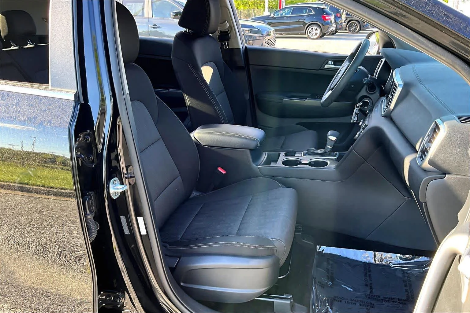 Certified Used 2020 Black Cherry Pearl Kia LX image 14