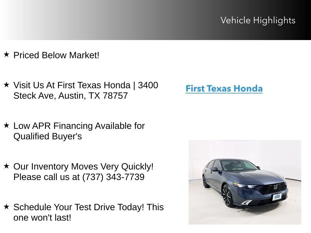 2025 Honda Accord Hybrid Touring - Photo 54