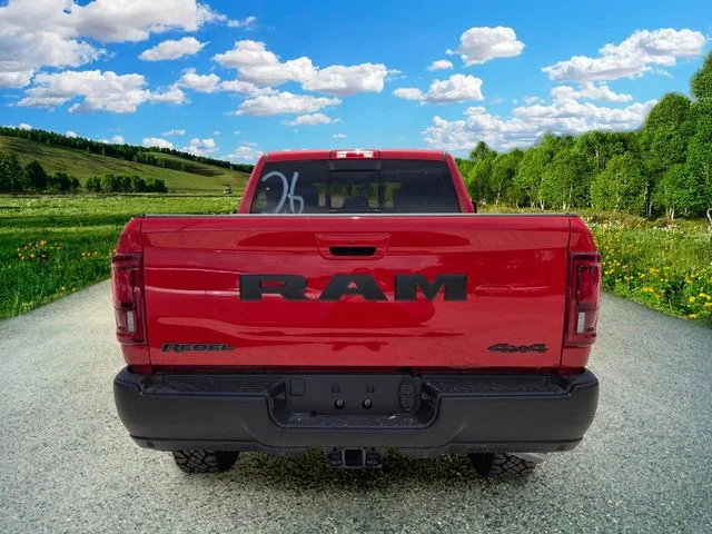 New 2026 Flame Red Clear-Coat Exterior Paint RAM Rebel image 5