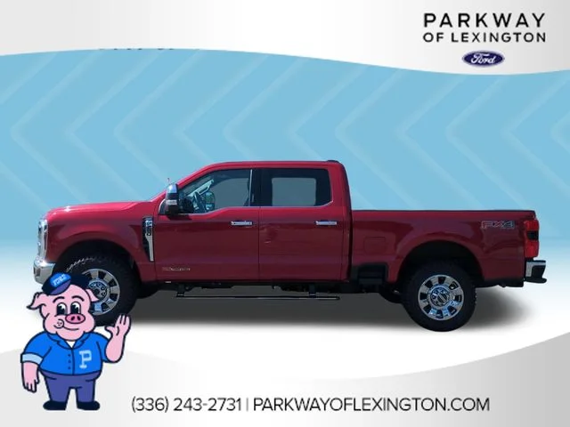 Used 2024 Red Ford Lariat image 2