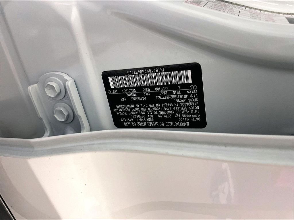 Used 2022 White Nissan SV image 35