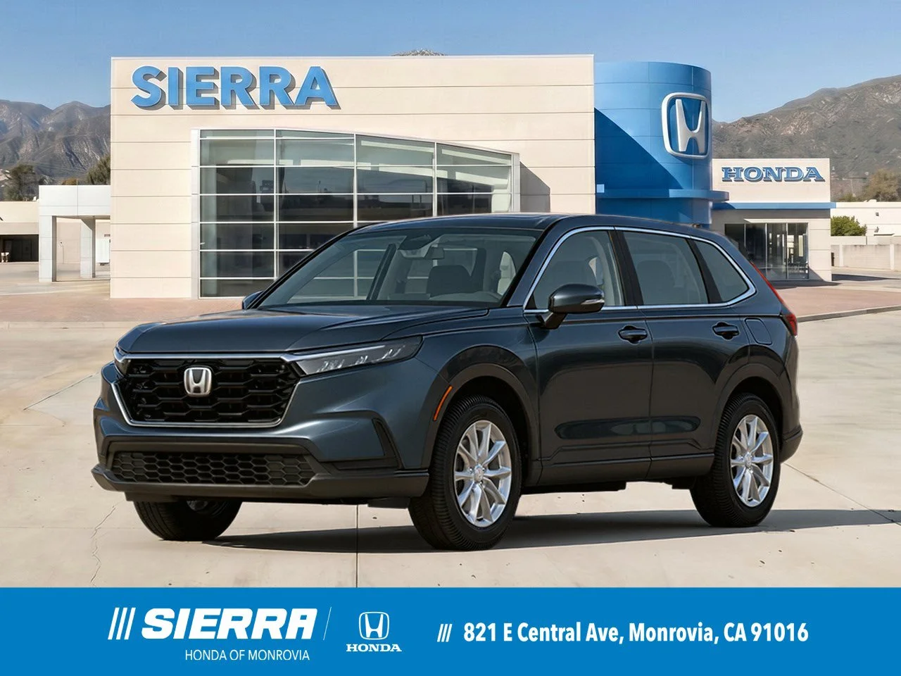 New 2026 Meteorite Gray Metallic Honda EX image 1