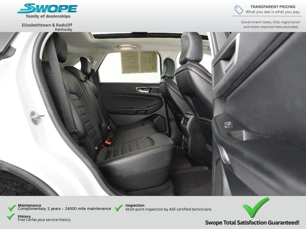 Certified Used 2023 OXFORD WHITE Ford SEL image 9