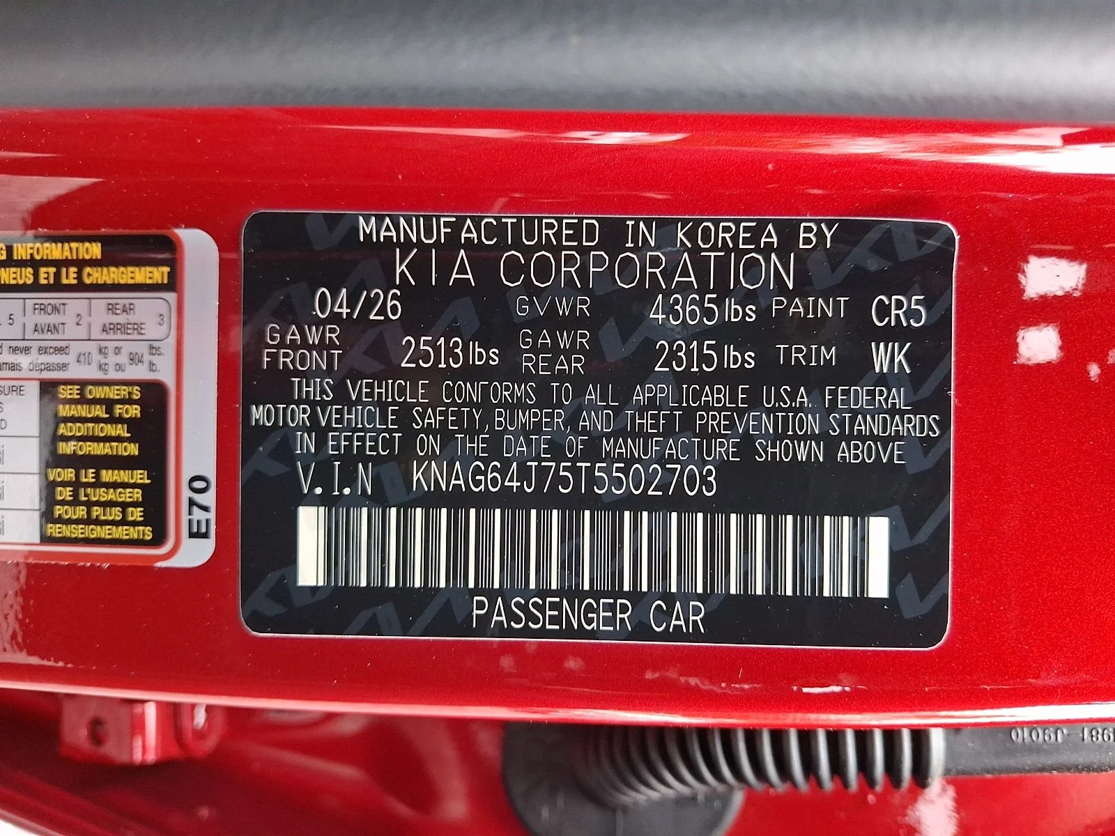 New 2026 Red Kia GT-Line image 21