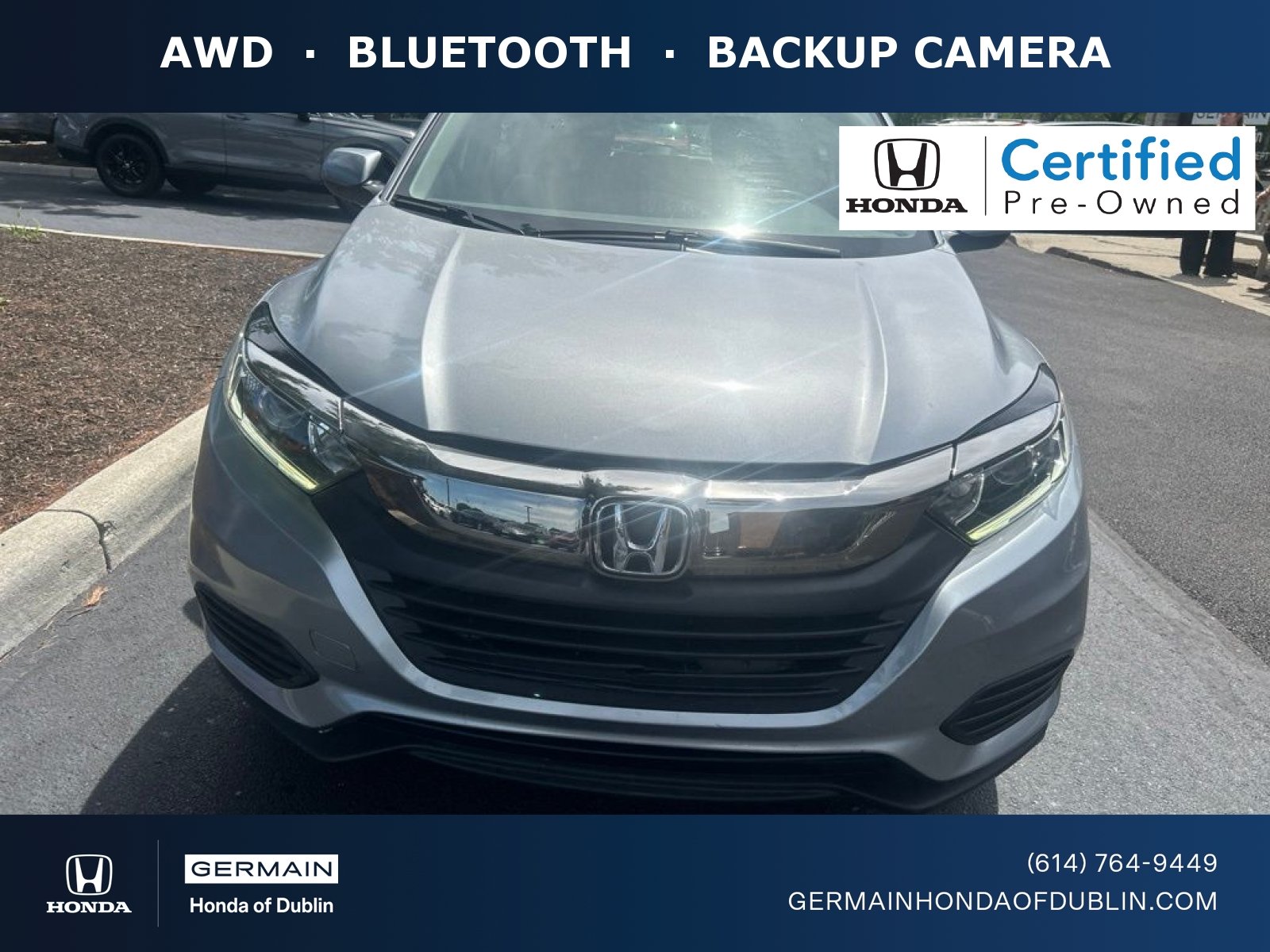 Certified Used 2022 Lunar Silver Metallic Honda LX image 1