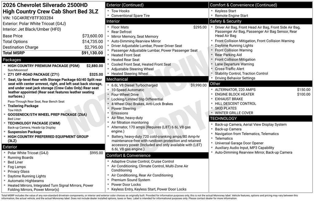 2026 Chevrolet Silverado 2500 HD High Country - Photo 28