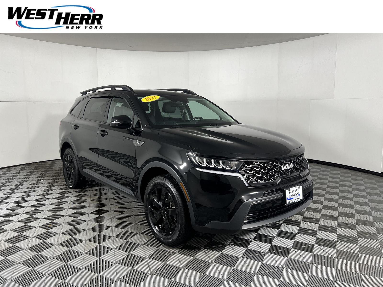 Used 2023 Ebony Black Kia X-Line S image 1