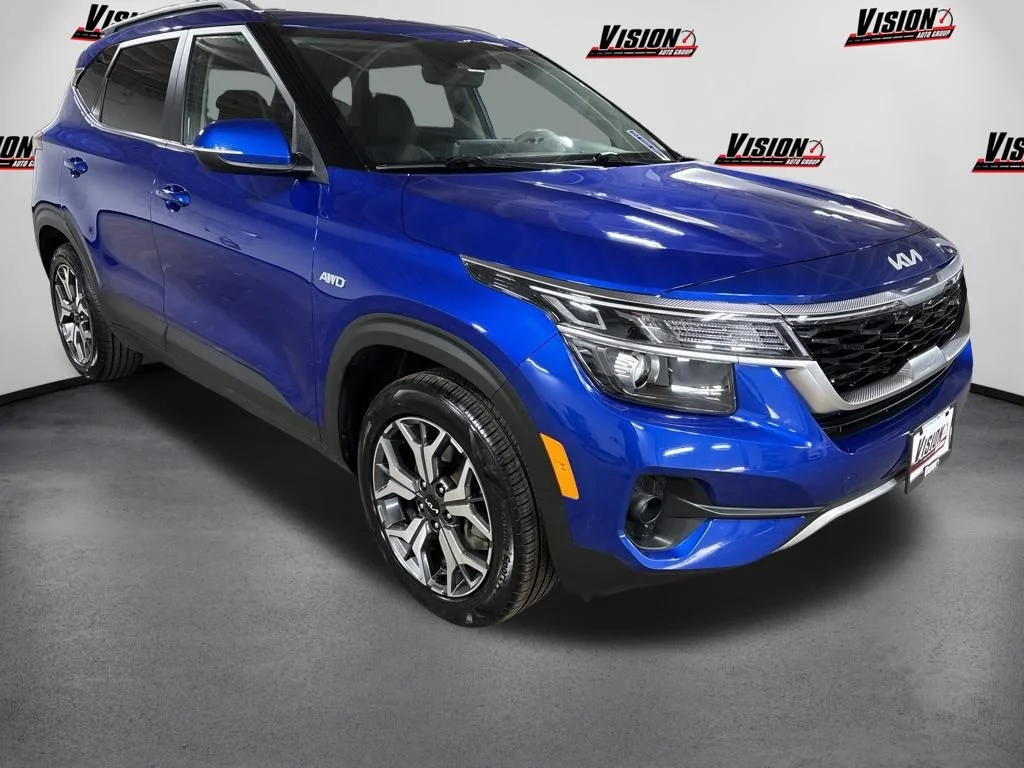 Used 2023 Blue Kia EX image 3