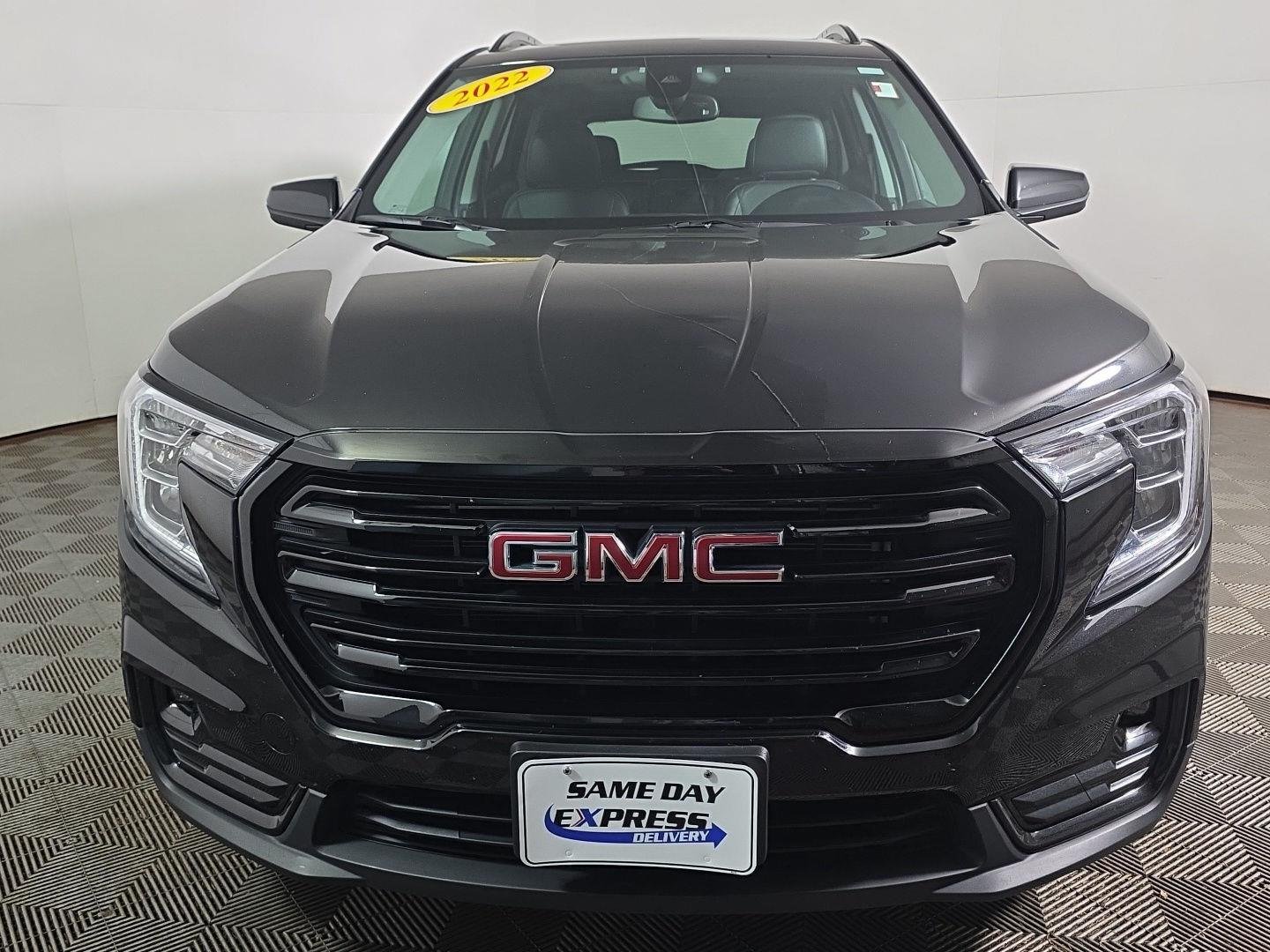 Used 2022 Ebony Twilight Metallic GMC SLT image 9