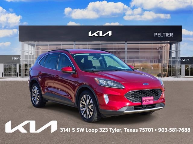 Used 2021 Red Ford Titanium image 1
