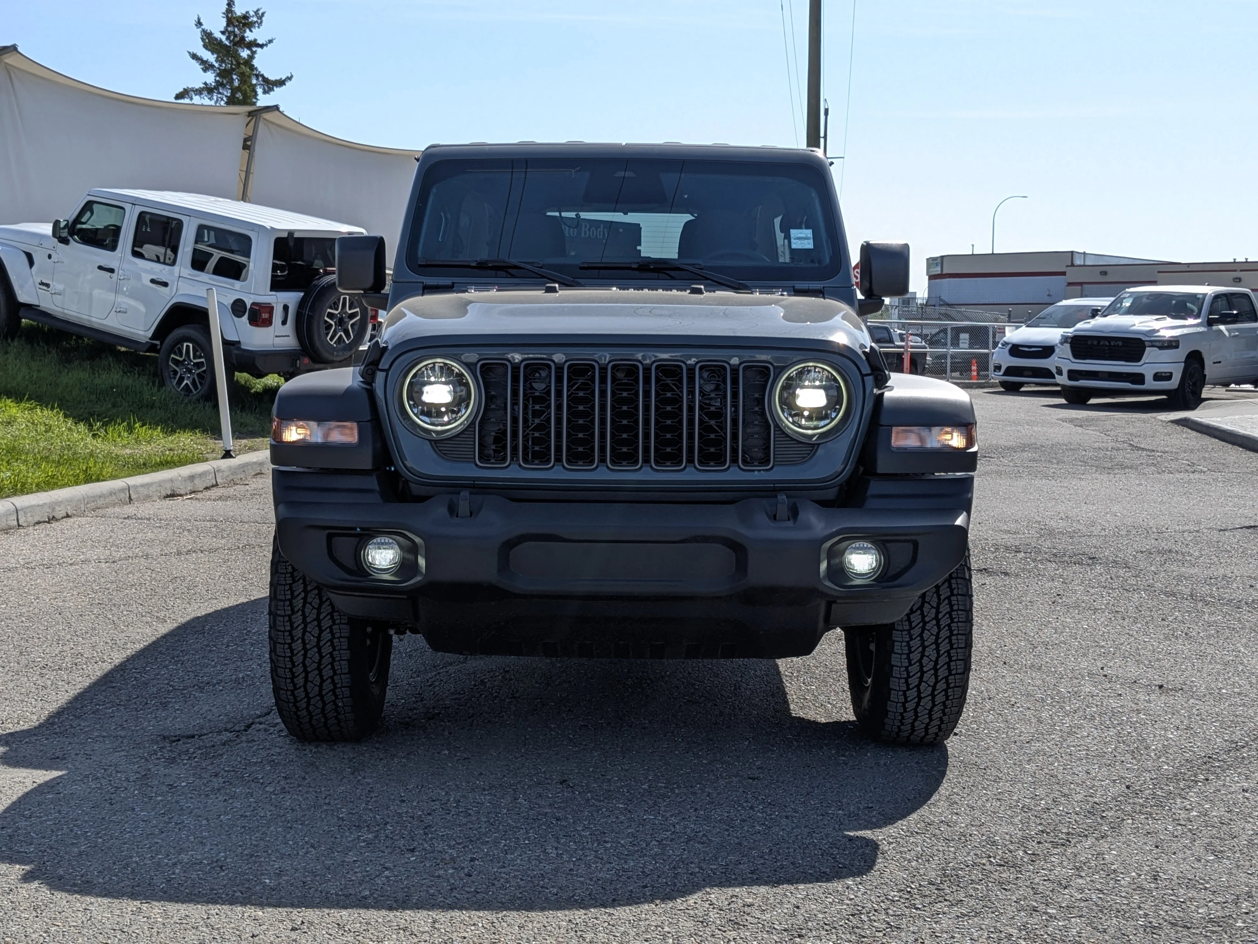 New 2025 Dark blue Jeep Willys - - Willys Package (22W) - Convenience Group - Black Freedom Top - 2.0L I?4 Turbo & More image 2