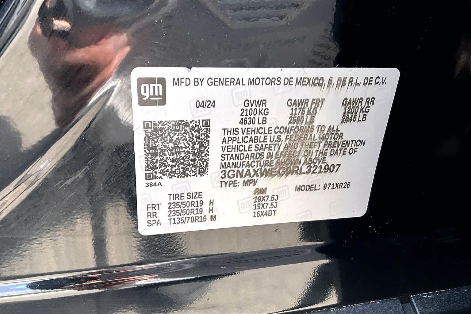 Used 2024 Mosaic Black Metallic Chevrolet RS image 52