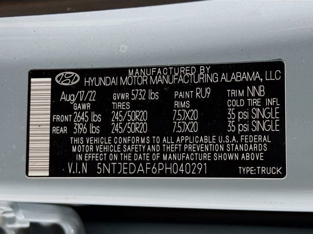 Used 2023 Blue Hyundai Limited image 35