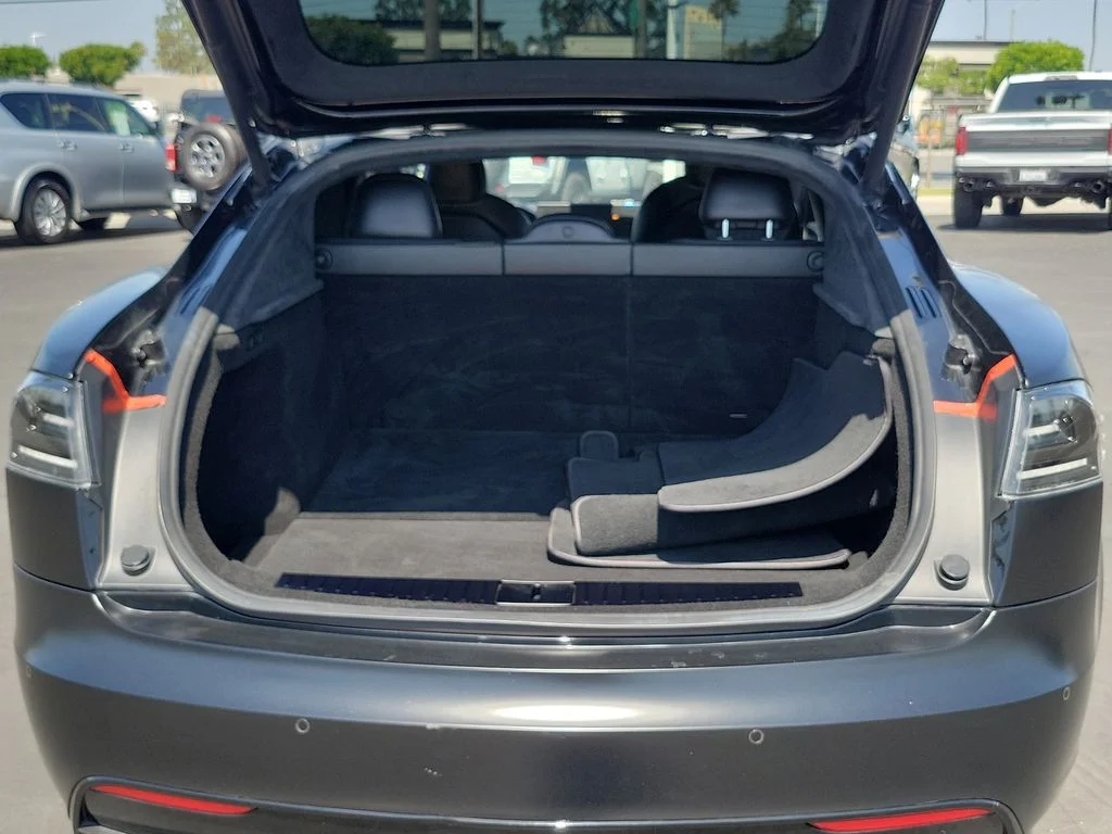 Used 2021 Solid Black Tesla Plaid image 21