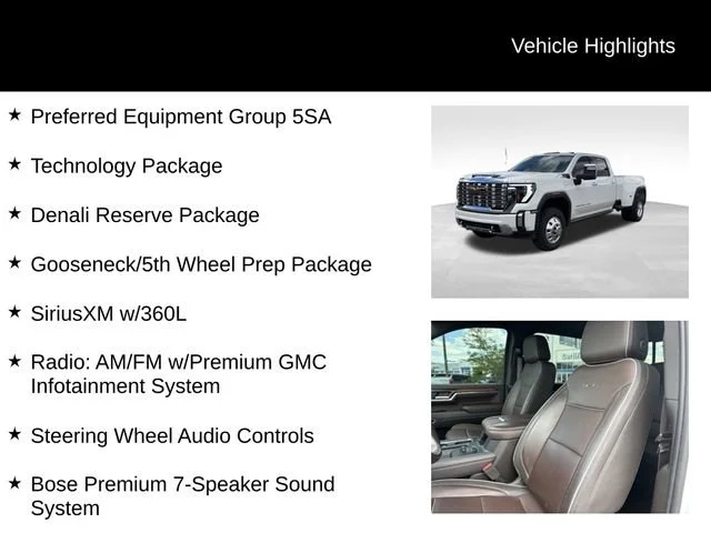 Certified Used 2024 White Frost Tricoat GMC Denali DRW image 8