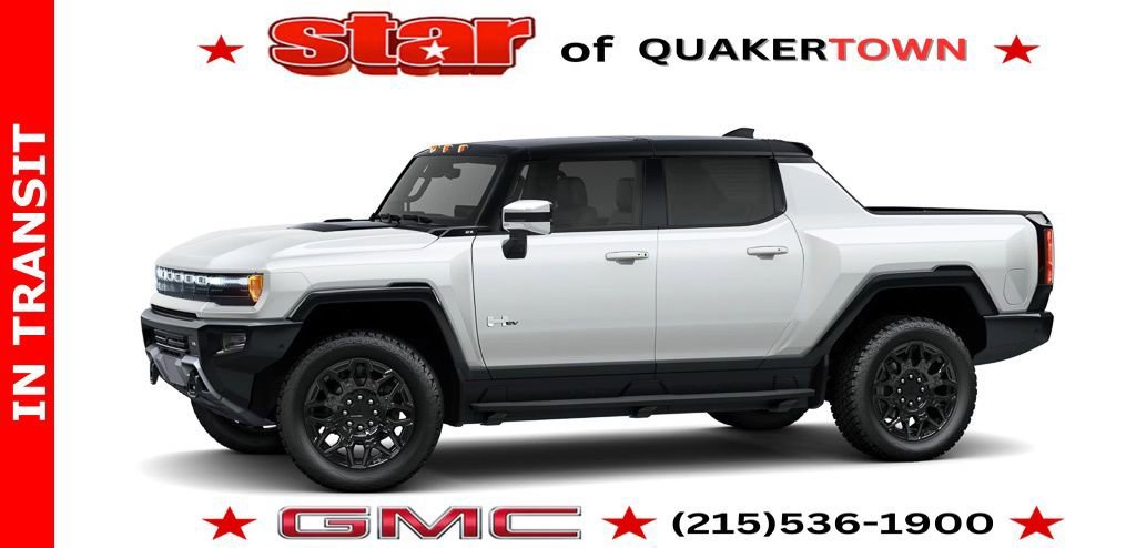 Interstellar White 2026 GMC Hummer EV Pickup 2X Crew Cab AWD Pickup Truck All-Wheel Drive