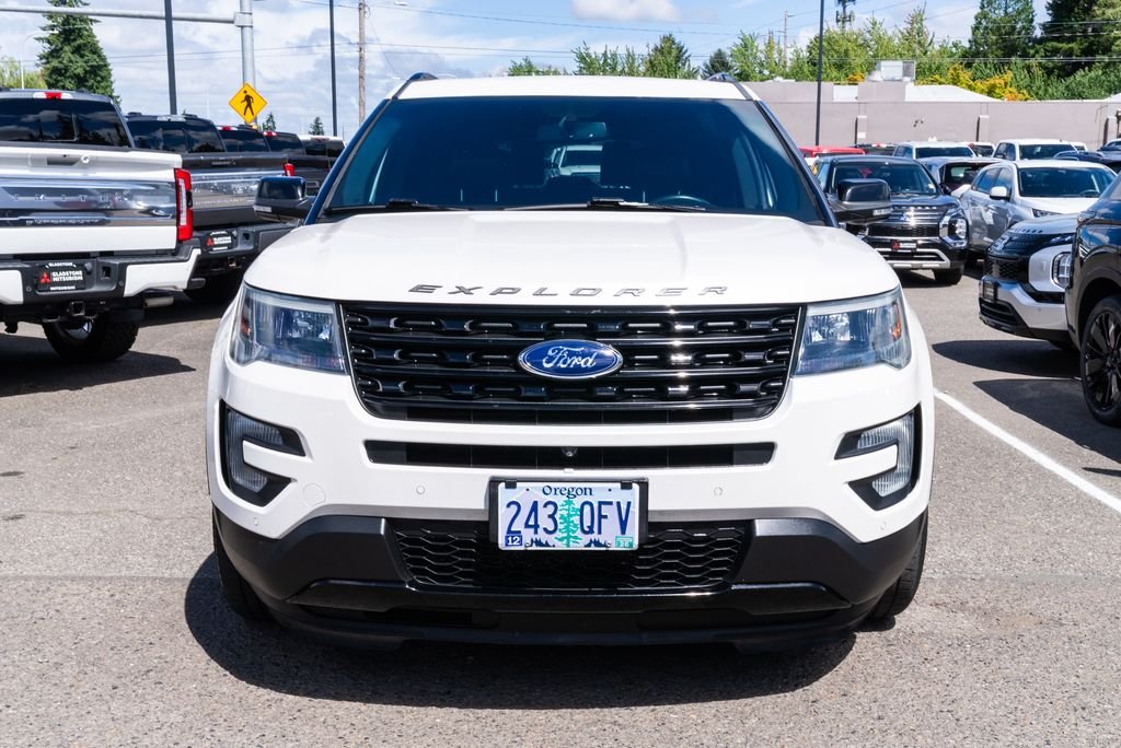 Used 2016 White Platinum Clearcoat Metallic Ford Sport image 2