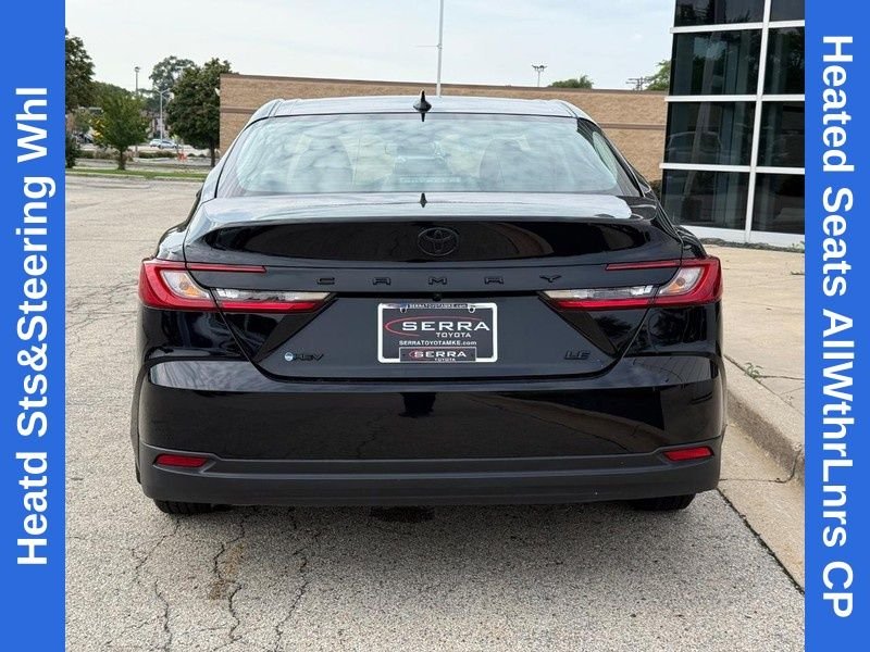 Used 2025 Midnight Black Metallic Toyota LE image 4