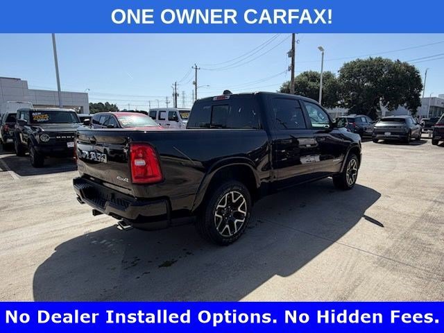 Used 2025 Diamond Black Crystal Pearlcoat Ram Laramie image 2