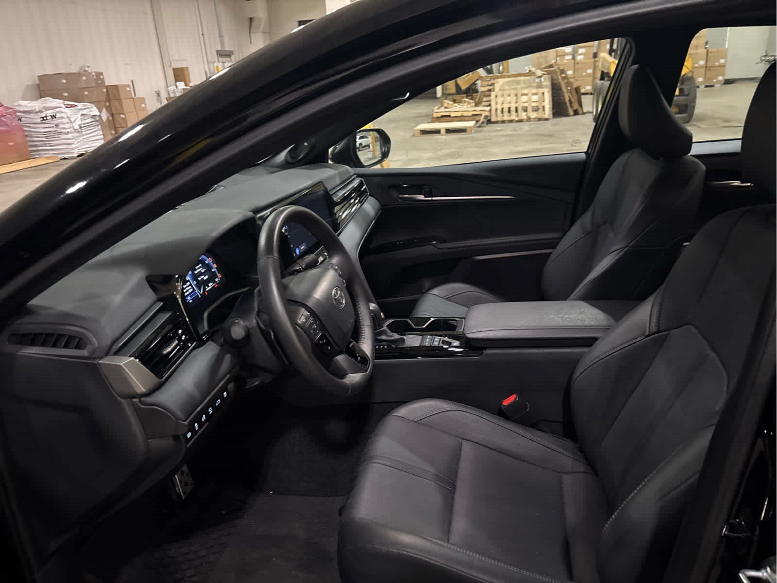 Used 2025 Midnight Black Metallic Toyota XSE image 9