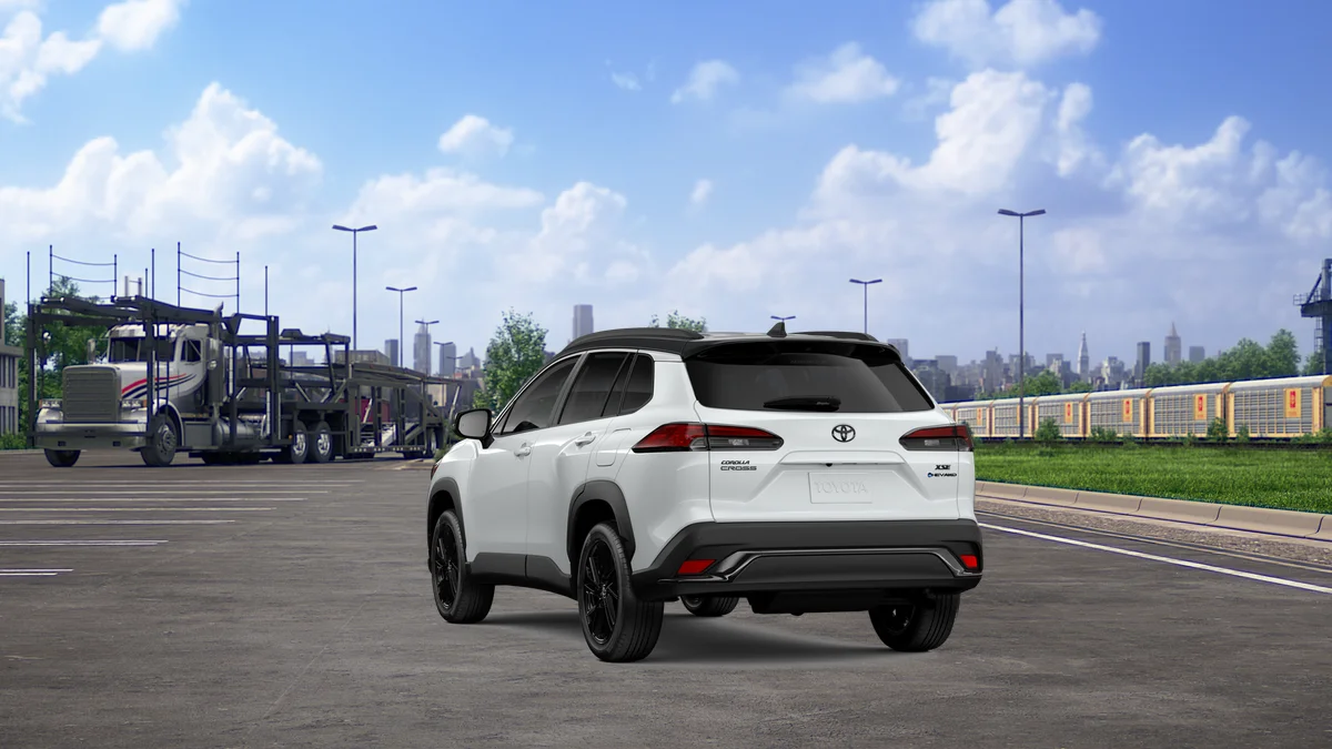 New 2026 Wind Chill Pearl with Jet Black roof Toyota Hybrid XSE image 7