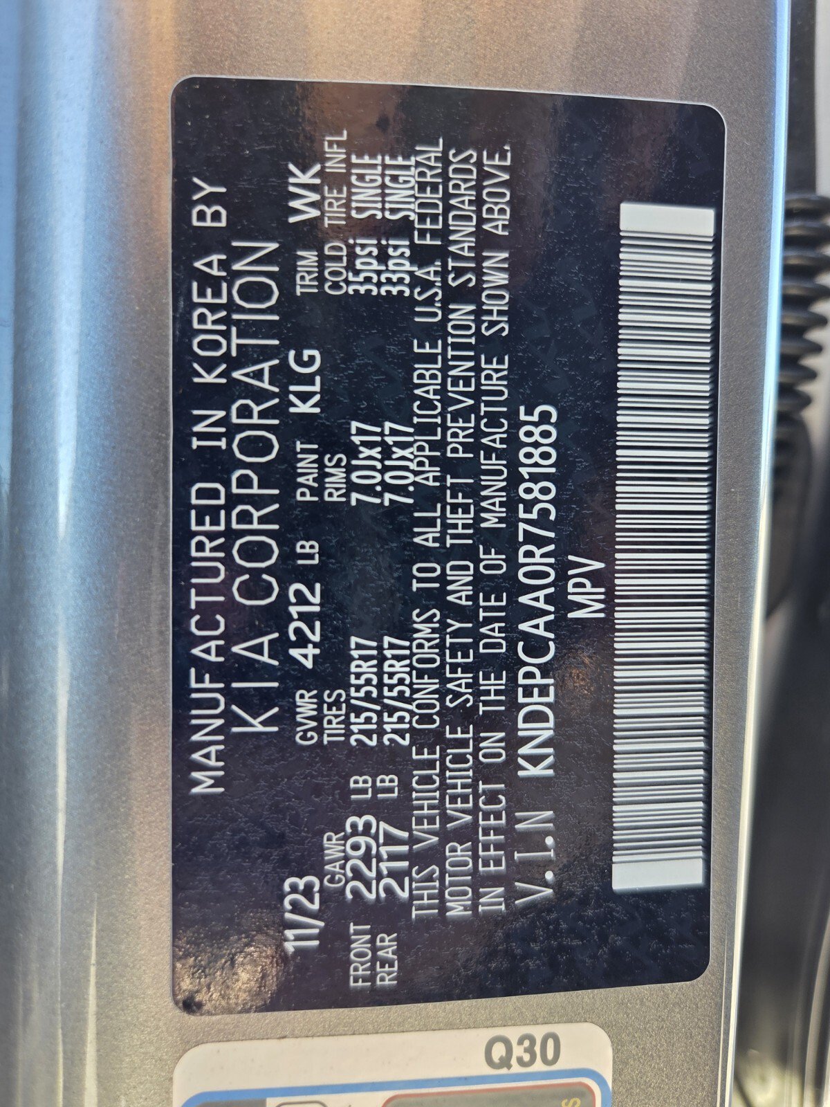 Used 2024 Steel Gray Kia LX image 20