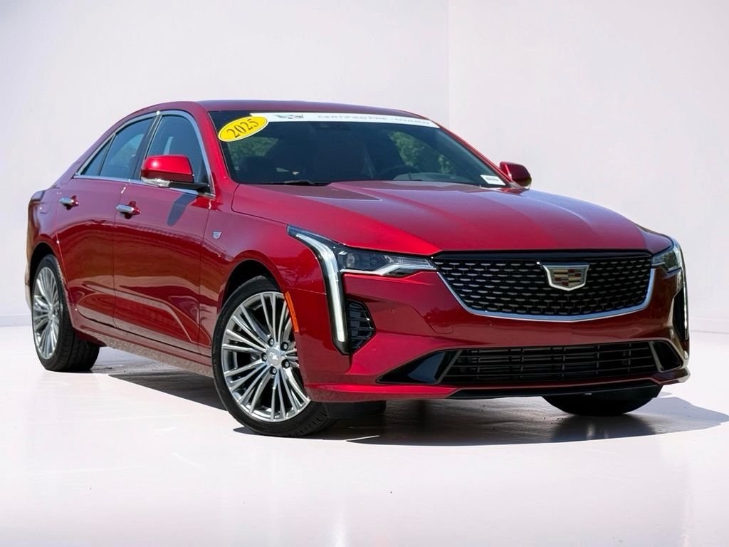 Used 2025 Red Cadillac Premium Luxury image 2