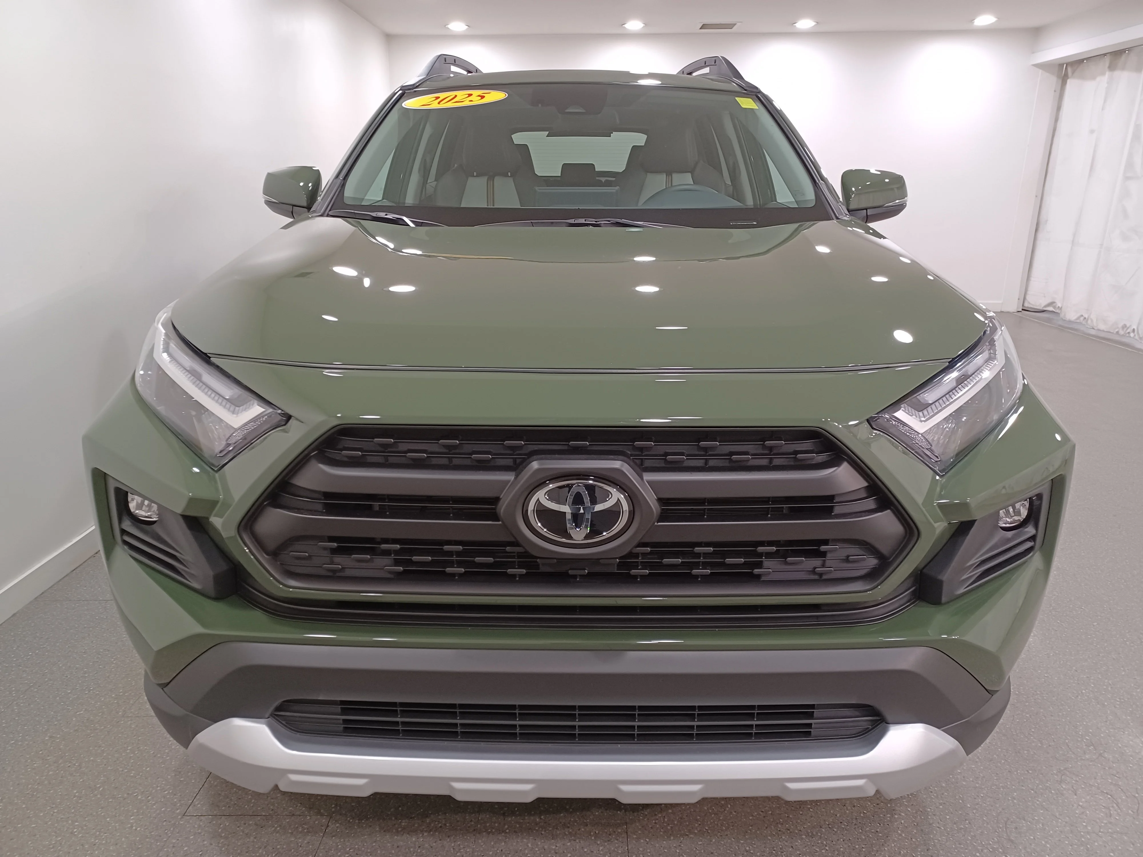 Certified Used 2025 Army Green Toyota Trail AWD* Adaptive Cruise | Htd Leather | Sunroof | Htd Wheel | Blind Spot Detection | Lane Keep image 3