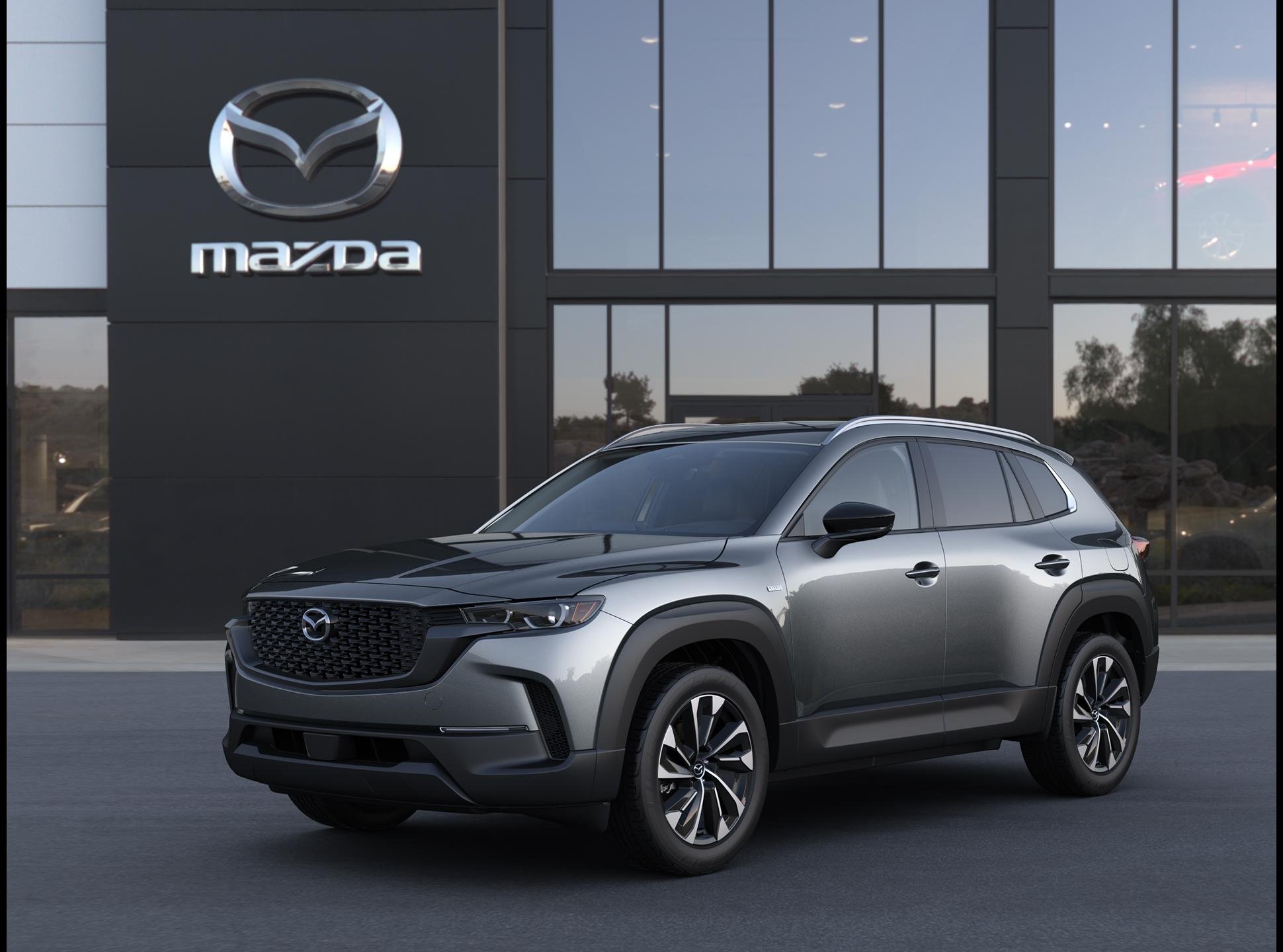 New 2026 Machine Gray Metallic Mazda Premium Plus AWD image 1