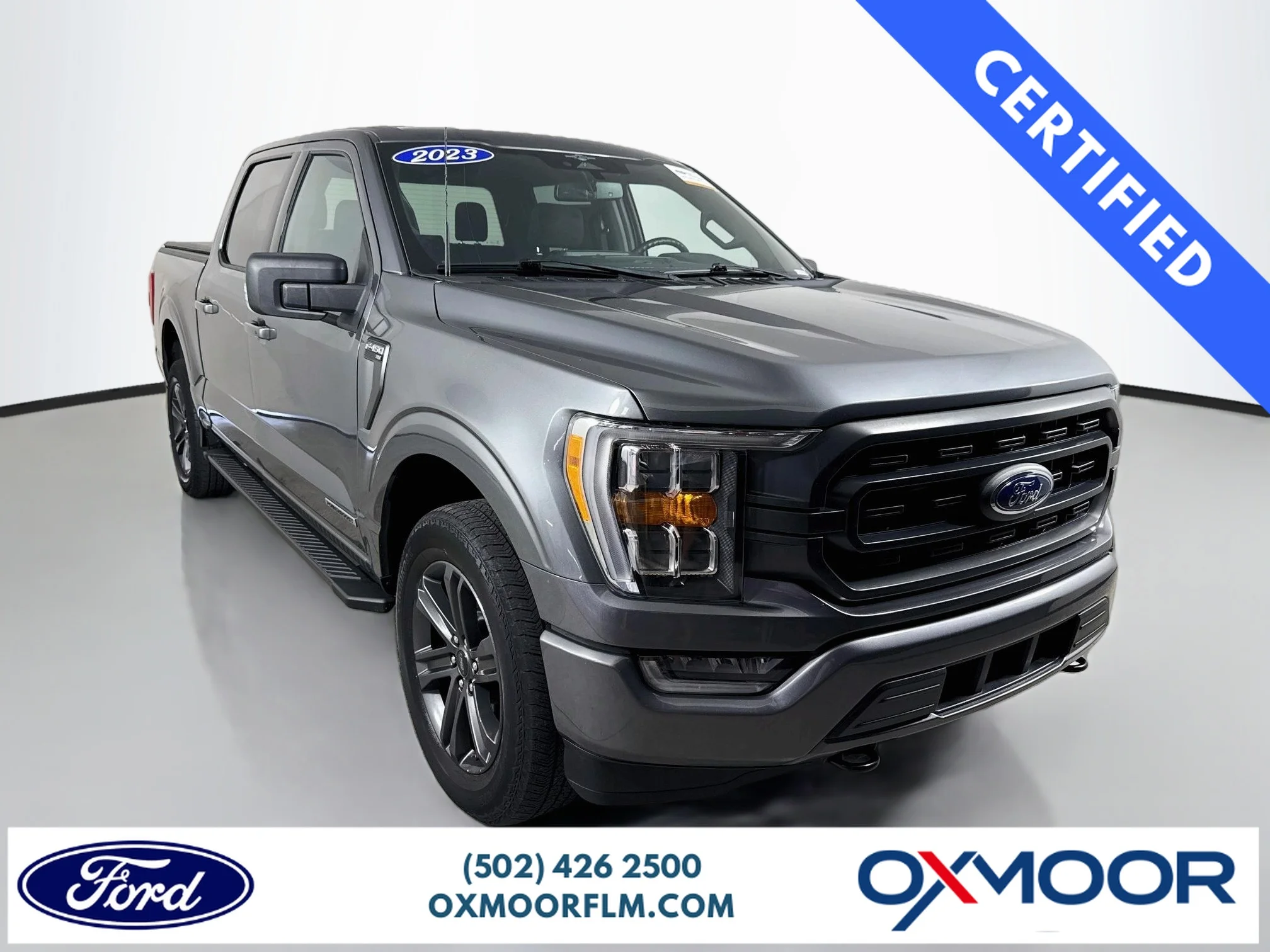Certified Used 2023 Carbonized Gray Metallic Ford XLT image 1
