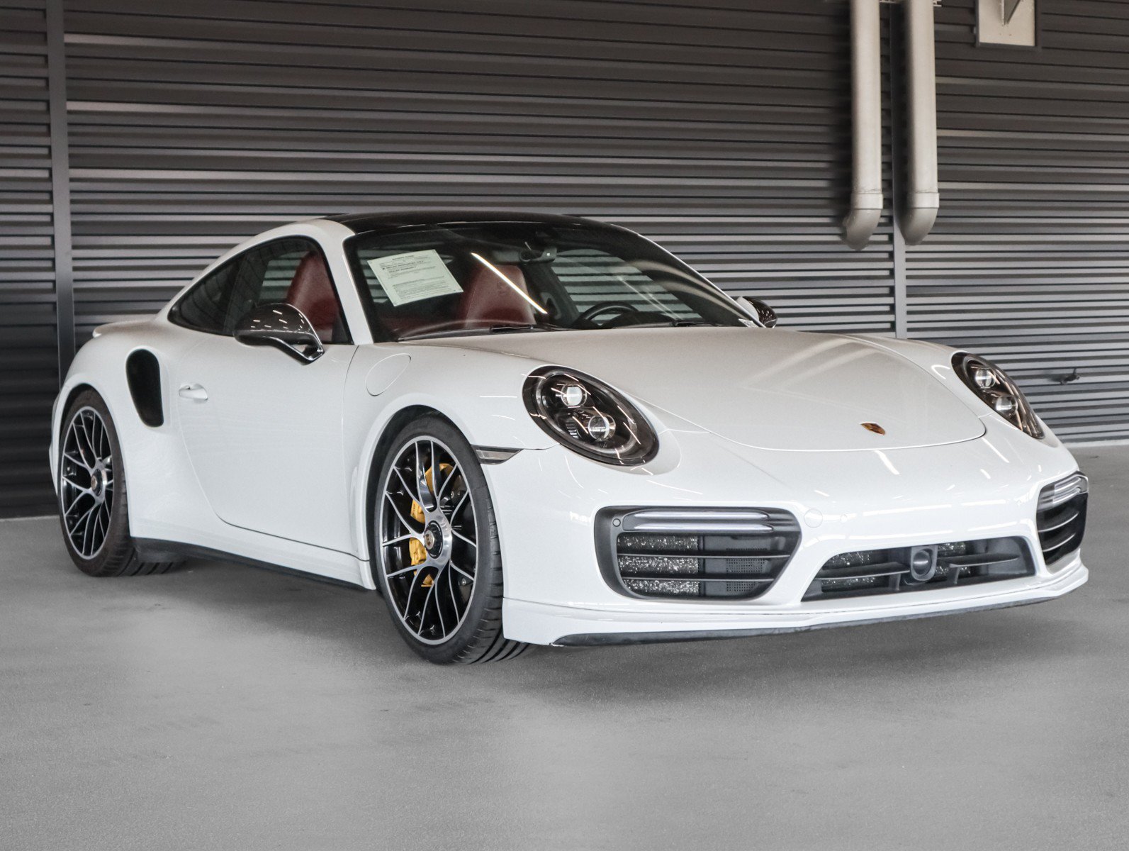 Certified Used 2019 Carrara White Metallic Porsche Turbo S image 7