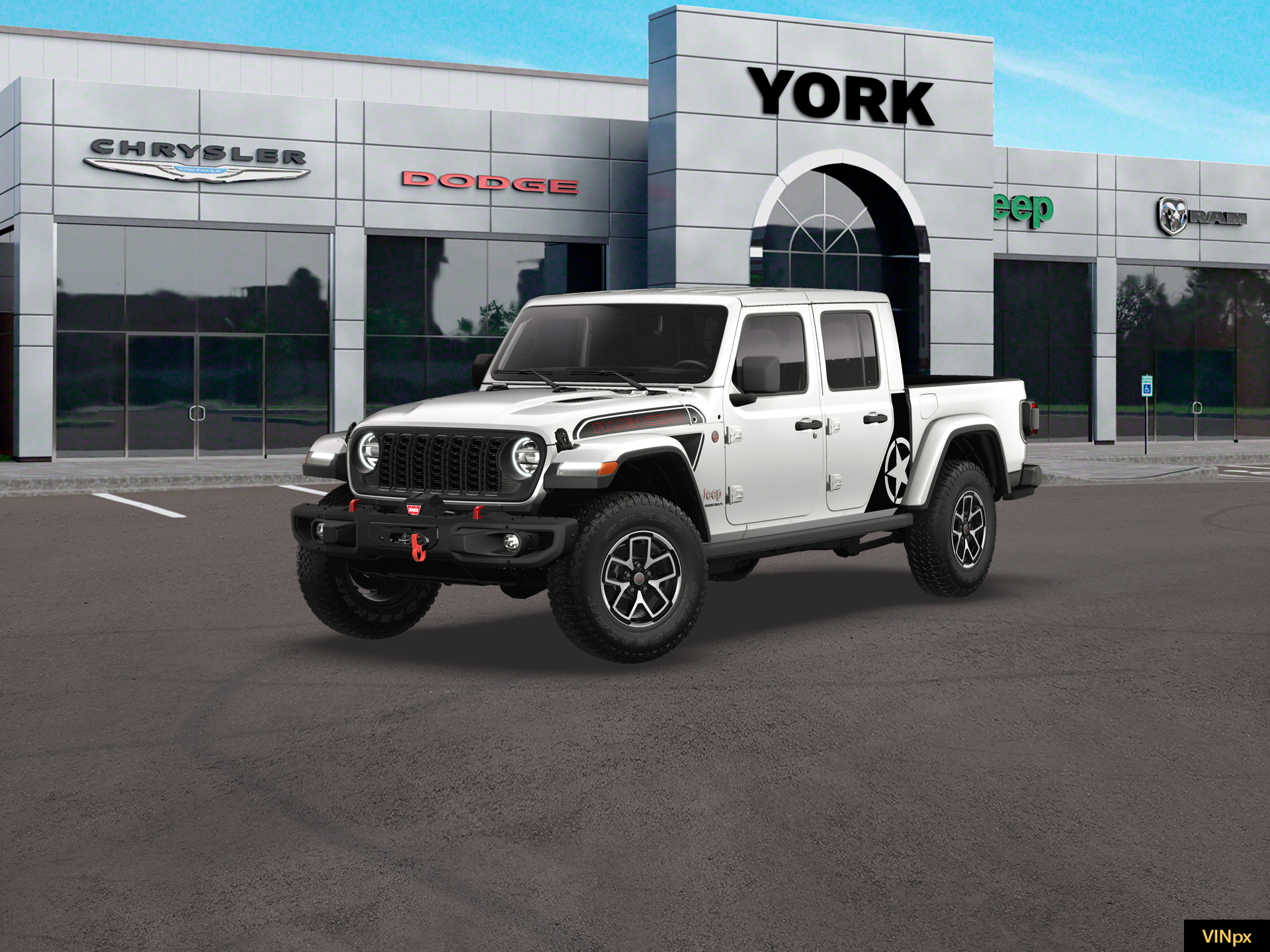 New 2026 Bright White Clear-Coat Exterior Paint Jeep  image 13