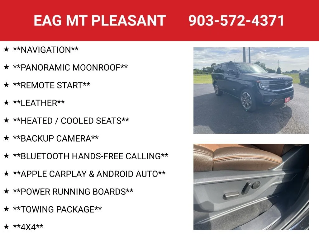 New 2027 Agate Black Metallic Ford King Ranch® image 4