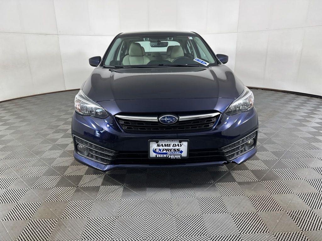 Used 2021 Dark Blue Pearl Subaru Premium image 12
