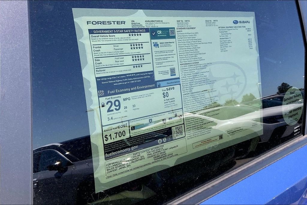 New 2026 DAYBREAK BLUE PEARL Subaru Premium image 14