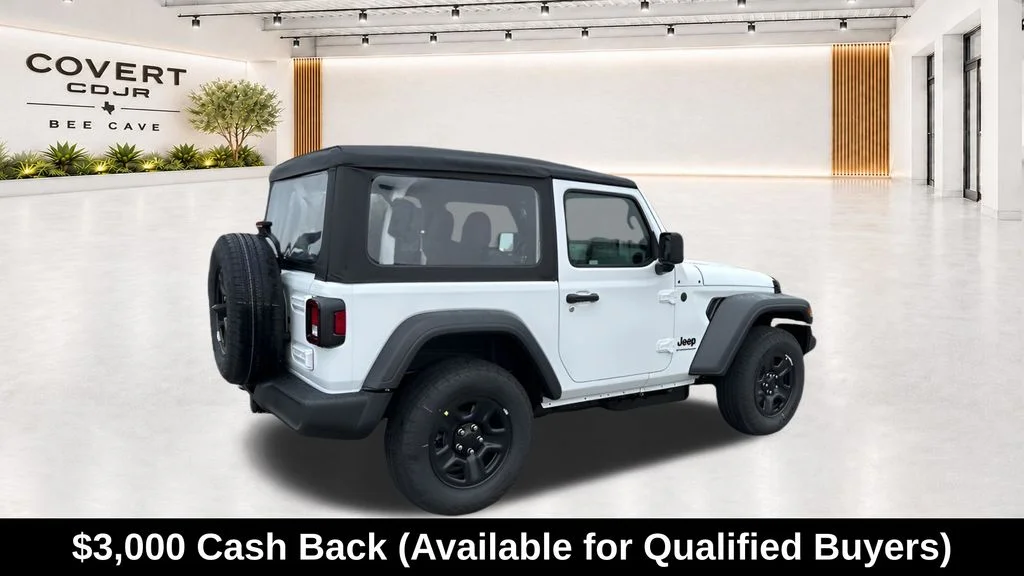 New 2026 Bright White Clear-Coat Exterior Paint Jeep Sport image 12