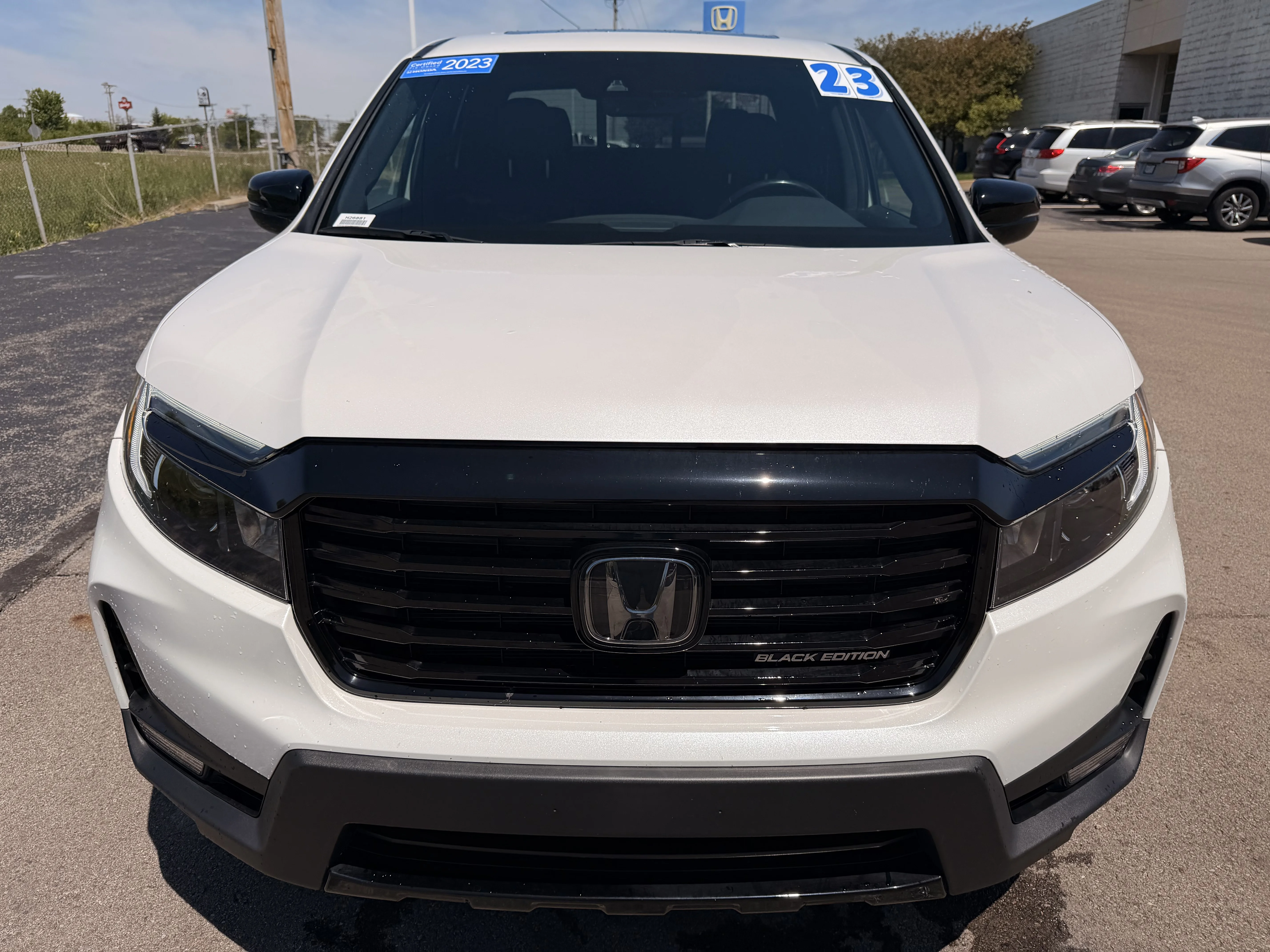 Certified Used 2023 Platinum White Pearl Honda Black Edition image 8