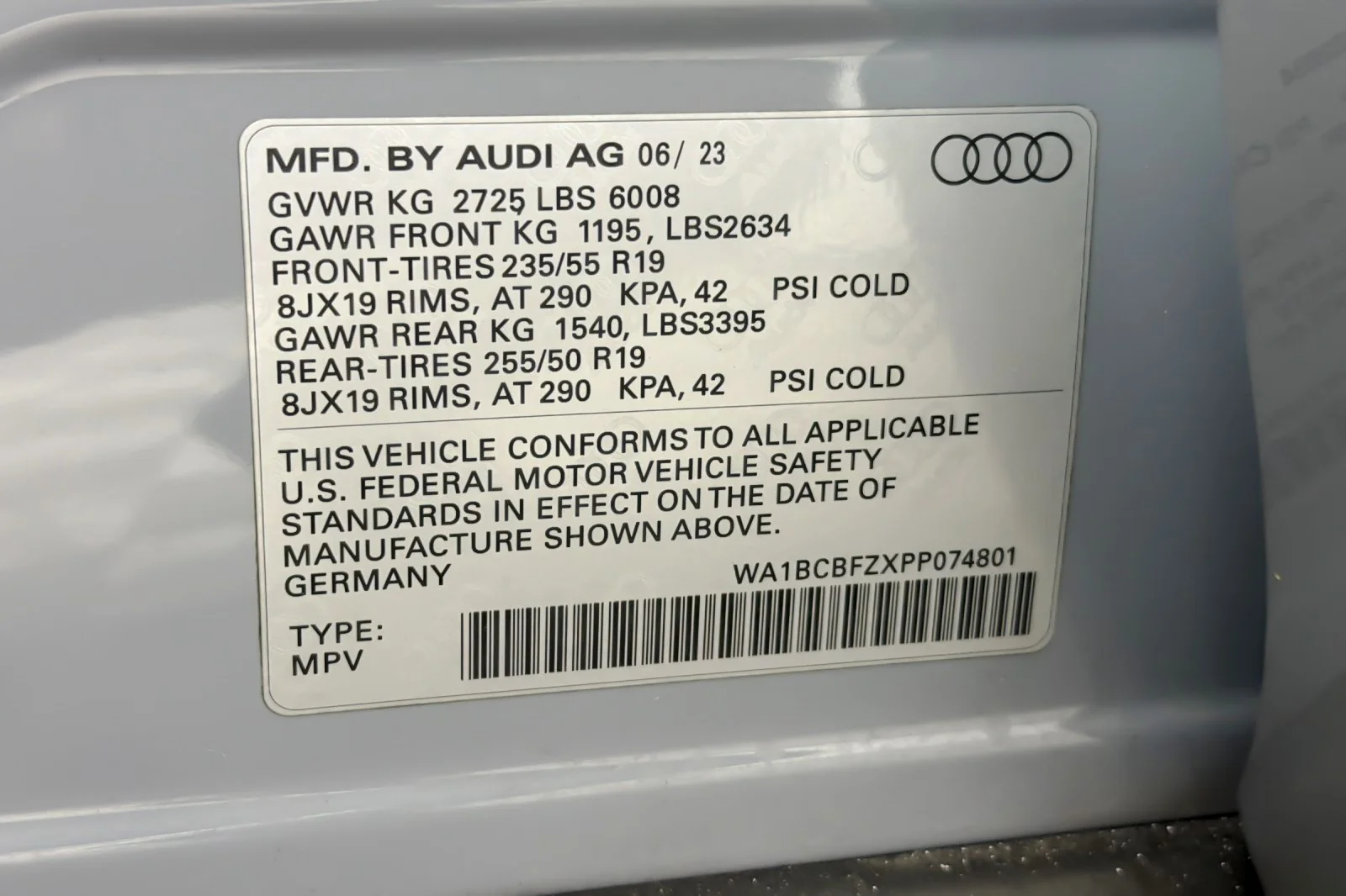 Certified Used 2023 Pebble Gray Audi Premium Plus 40 RWD image 28